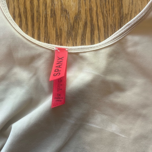 New Spanx Open-Bust Cami Camisole Tan Nude Shaper Size XL NWT - Picture 3 of 10